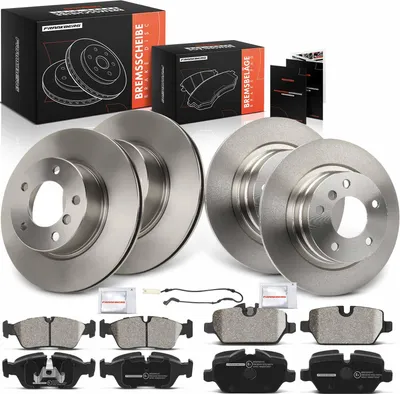 Zdjęcie produktu dla Frankberg Tarcze + Klocki przód tył dla BMW E87 E90 34216764649