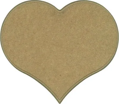 Zdjęcie produktu dla Podstawka drewniana MDF - serce