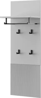 Produktbild von Wandgarderobe Vicco Eliza Grau 43 x 120 cm, Model 56446