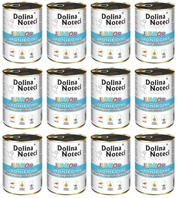 Produktbild von Dolina Noteci Premium Junior reich an Lamm - Nassfutter für Welpen mittlerer und großer Rassen - 400g