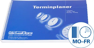 Produktbild von Terminplaner Organizer Terminbuch für Praxis & Therapie 4 Spalten 15 Min Mo.-Fr.