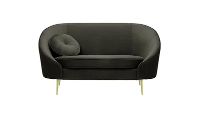 Produktbild von SLF24 - Zweisitzer-Sofa Kooper - anthrazit - Velluto 19