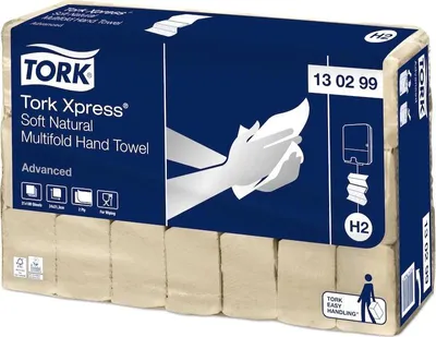 Immagine prodotto di TORK 130299 Papierhandtücher 130299 H2 Advanced Interfold-Falzung 2-lagig 3.780 Tücher