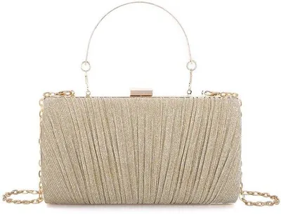 Productafbeelding van Solidchoice - Clutch Handtas voor Vrouwen met Ketting voor Feestelijke Gelegenheden