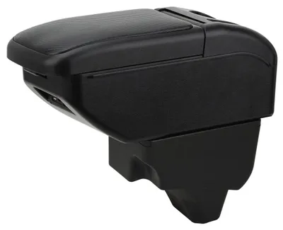 Immagine prodotto di Supporto per bracciolo per auto con vano portaoggetti a due scomparti, compatibile con Peugeot