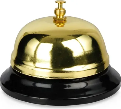 Produktbild von Elegante Tischuhr aus goldenem Metall mit schwarzem Sockel