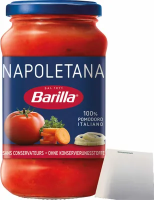 Produktbild von Barilla Napoletana Sauce (400g Glas) + usy Block