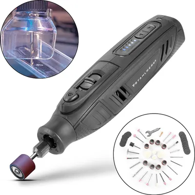 Immagine prodotto di STAHLWERK AMF-80 ST Levigatrice multiuso 5.000-25.000 giri/minuto Batteria ricaricabile 2.000 mAh