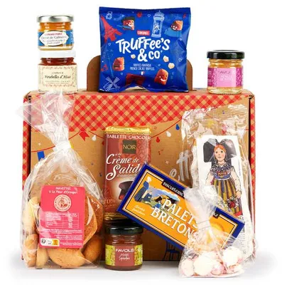 Produktbild von Geschenkbox mit süßen Leckereien - 11-teiliges Geschenkset