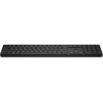 Produktbild von HP 455 Programmierbare Wireless-Tastatur, Volle Größe (100%), Kabellos, RF Wireless, Membran Key Switch, Schwarz