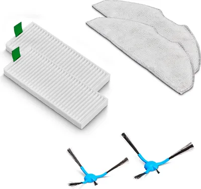 Produktbild von MEDION Zubehör Ersatz für Saugroboter X10 SW MD11782 (2x Mop, 2x Filter H13, 2x Seitenbürste)
