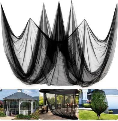 Imagen del producto de Omgoods - Mosquitera para patio y jardín - Mosquitera transpirable de 6x3 metros