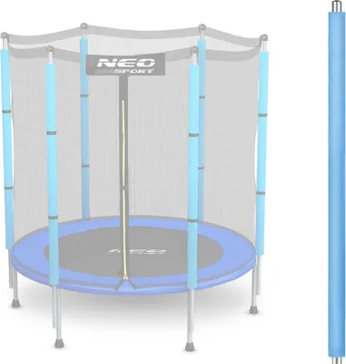 Obrázok produktu pre Słupek górny do trampoliny z siatką zewnętrzną 4,5 ft niebieski Neo-Sport
