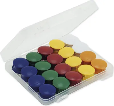 Produktbild von TimeTEX 93338 Haft-Magnete 27 mm, 40 Stück