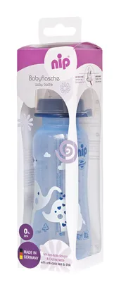 Immagine prodotto di NIP Biberon in PP Trendy, silicone-M, 250 ml, maschio