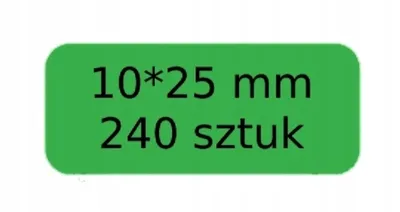 Immagine prodotto di nIIMBOT etichette VERDI 10*25mm 240pz.