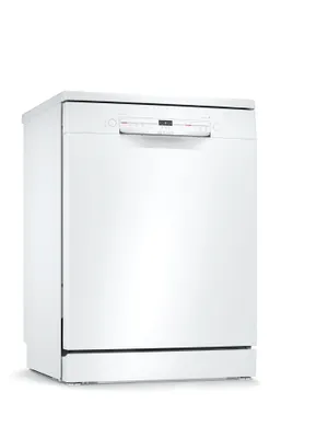 Produktbild von Bosch Serie 2 SMS2ITW11E, Freistehend, Standardgröße (60 cm), Weiß, Weiß, Tasten, 1,75 m