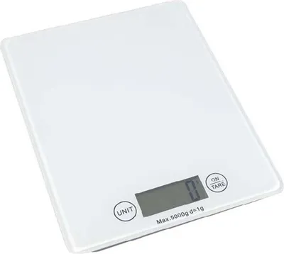 Image de Balance de cuisine numérique Saro avec plateau en verre, 5 kg, modèle 4745Bo