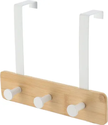 Zdjęcie produktu dla Metalowy wieszak na drzwi, 3 haczyki, 20 x 25 x 9 cm