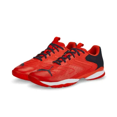 Produktbild von Puma Solarattack RCT Padel Sportschuhe Herren rot schwarz weiß Gr 45