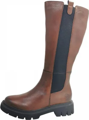 Produktbild von Remonte Damen-Schaftstiefel Braun-Schwarz, Farbe:braun, EU Größe:36
