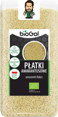 PŁATKI AMARANTUSOWE BIO 300 g - BIOGOL