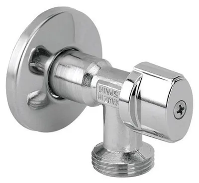 Produktbild von Arco Waschmaschinenventil L-85 1/2"x3/4", Anti-Kalk, Chrom