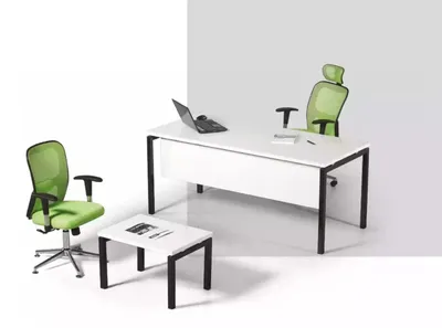 Immagine prodotto di Set da ufficio bianco 2 pezzi Mobili da ufficio studio completi Nuovi mobili