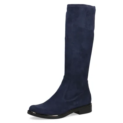 Produktbild von Caprice Damen Stiefel Langschaft Stretch Blockabsatz modisch clean 9-25512-41, Größe:38 EU, Farbe:Blau