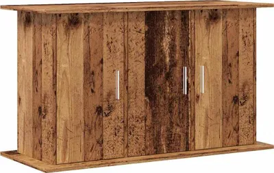 Image de vidaXL Support d'aquarium imitation vieux bois 101x41x58 cm Bois composite