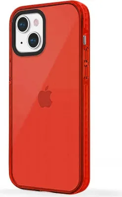 Produktbild von Hülle für Apple iPhone 13 Mini - Shock Neon Schutzhülle Handyhülle TPU Case - Rot