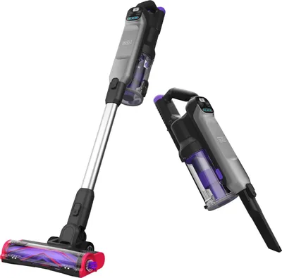 Produktbild von Black & Decker BHFEA640WG, Stabstaubsauger, Beutellos, Schwarz, Edelstahl, 0,75 l, Trocken, Zyklonal