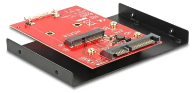 Productafbeelding van Delock adapter van mSATA naar SATA met 3,5-inch behuizing