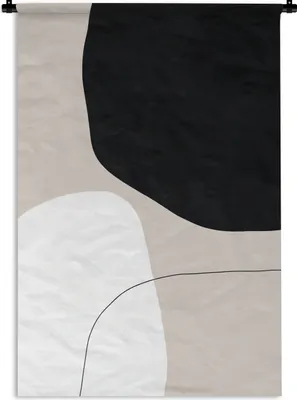 Produktbild von MuchoWow® Wandteppich Wandbehang Formulare - Abstrakt - Gestaltung 90x135 cm Tapisserie Dekoration Wandtuch - Baumwolle - Wandskulptur