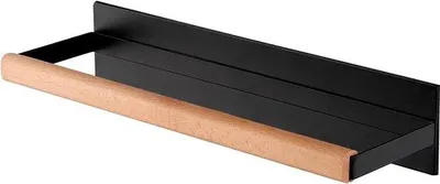 Obrázek produktu pro Magnetické držáky na kuchyňské utěrky – černé držáky na kuchyňské utěrky na ledničku a mikrovlnnou troubu