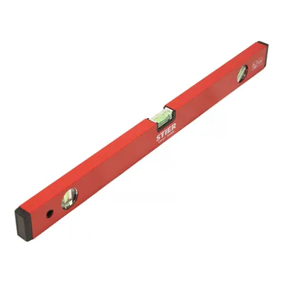 Produktbild von STIER Wasserwaage 60 cm Aluminium ± 1,0 mm/m drei Libellen
