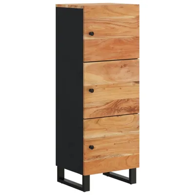 Obrázek produktu pro Komoda se 3 dvířky 40 x 33 x 110 cm masivní akácie a železo