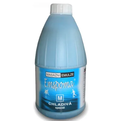Obrázek produktu pro Emspoma chladivá modrá "M" masážní emulze 1000 ml