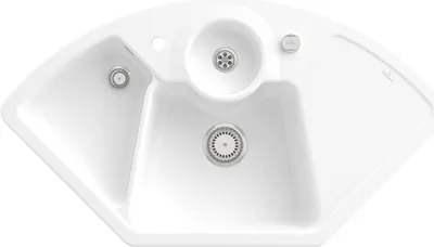 Produktbild von Villeroy & Boch Keramikspüle 670802RW, Solo Eck Eckspüle - inkl.