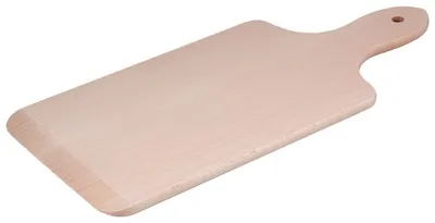 Produktbild von Hofmeister Holzwaren Spätzle Brett / Brettchen, rechteckig, aus Buchenholz, mit Griff und Aufhängebohrung  L350xB150xH10 mm, 12835
