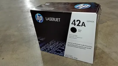 Produktbild von HP 42A, 10000 Seiten, Laser, HP LaserJet 4250/4350, 10 - 32.5 °C, 10 - 80, -20 - 40 °C