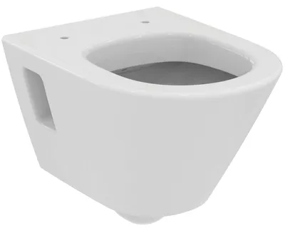 Produktbild von VIGOUR derby V3 Wand-WC kurze Ausladung 48 cm offene Befestigung spülrandlos PflegetectPLUS Beschichtung, weiß