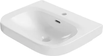 Produktbild von VIGOUR DERBY STYLE Waschtisch 55 × 45 cm mit Hahnloch und Überlauf zur Wandmontage, weiß