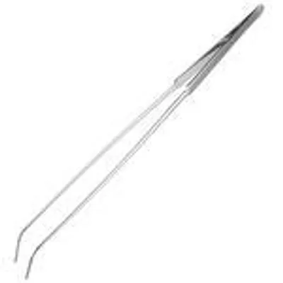 Image de Dennerle Plant Tweezer Curved 30 cm - Pince à plantes en acier inoxydable pour aquariums