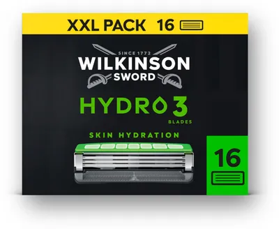 Immagine prodotto di Lame di ricambio per rasoio Wilkinson Sword Hydro 3, confezione extra grande da 16 pezzi