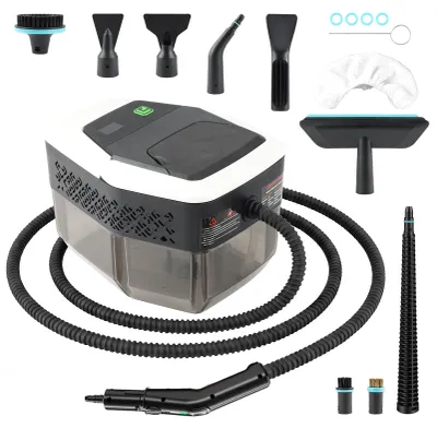 Immagine prodotto di Pulitore a vapore portatile - Potenza: 2500 W - Serbatoio acqua: 1,8 L - Colore: nero