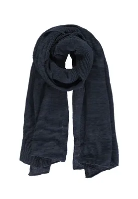 Produktbild von Marineblauer Damen-Plisseeschal Passigatti