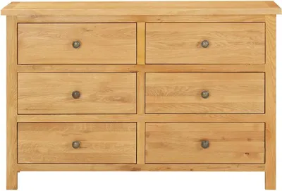 Produktbild von vidaXL Kommode 105x33,5x73 cm Massivholz Eiche