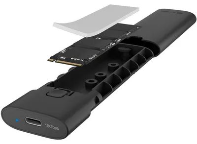 Immagine prodotto di Icy Box IB-1806MT-CU31 Geh. IcyBox Spade Case 1806 NVMe M.2 USB 3.2 Gen 2 Type-C
