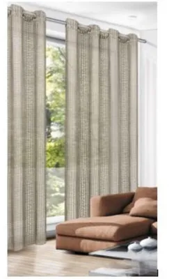 Produktbild von Ösenschal Farbe: stein 280x140 cm - Fertigvorhang von Albani